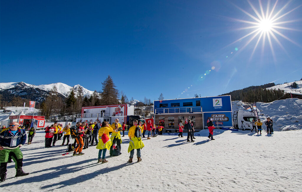 Expotrailer under ski-VM i Seefeld